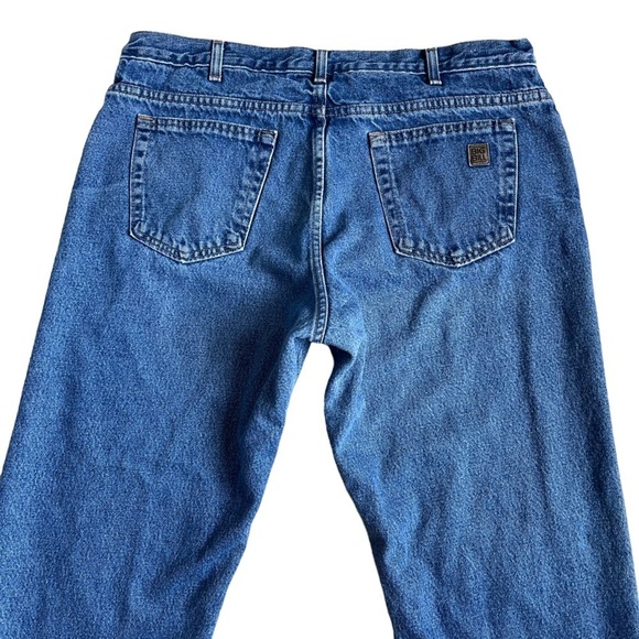 Big Bill Men’s Fleece Lined Work Denim Jeans Size 38x32 Blue Cold Weather Warm - Picture 5 of 9